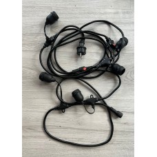 5 METRE 5 DUY E27 EKLENEBİLİR DIŞ MEKAN  KABLOLU DUY